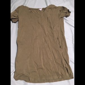 J Crew olive green tunic